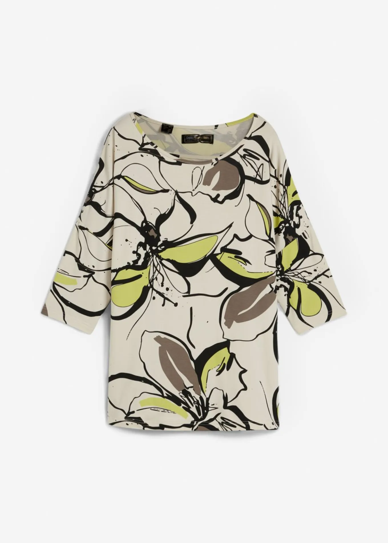 Camiseta con estampado de flores