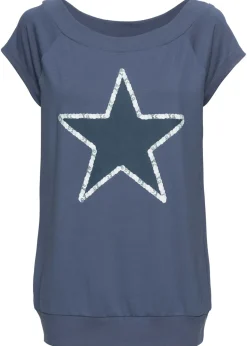 Camiseta con estampado de estrellas