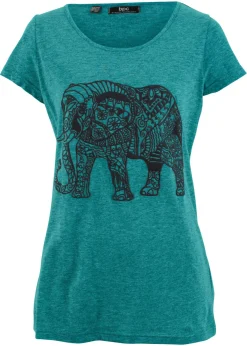 Camiseta con estampado de manga corta