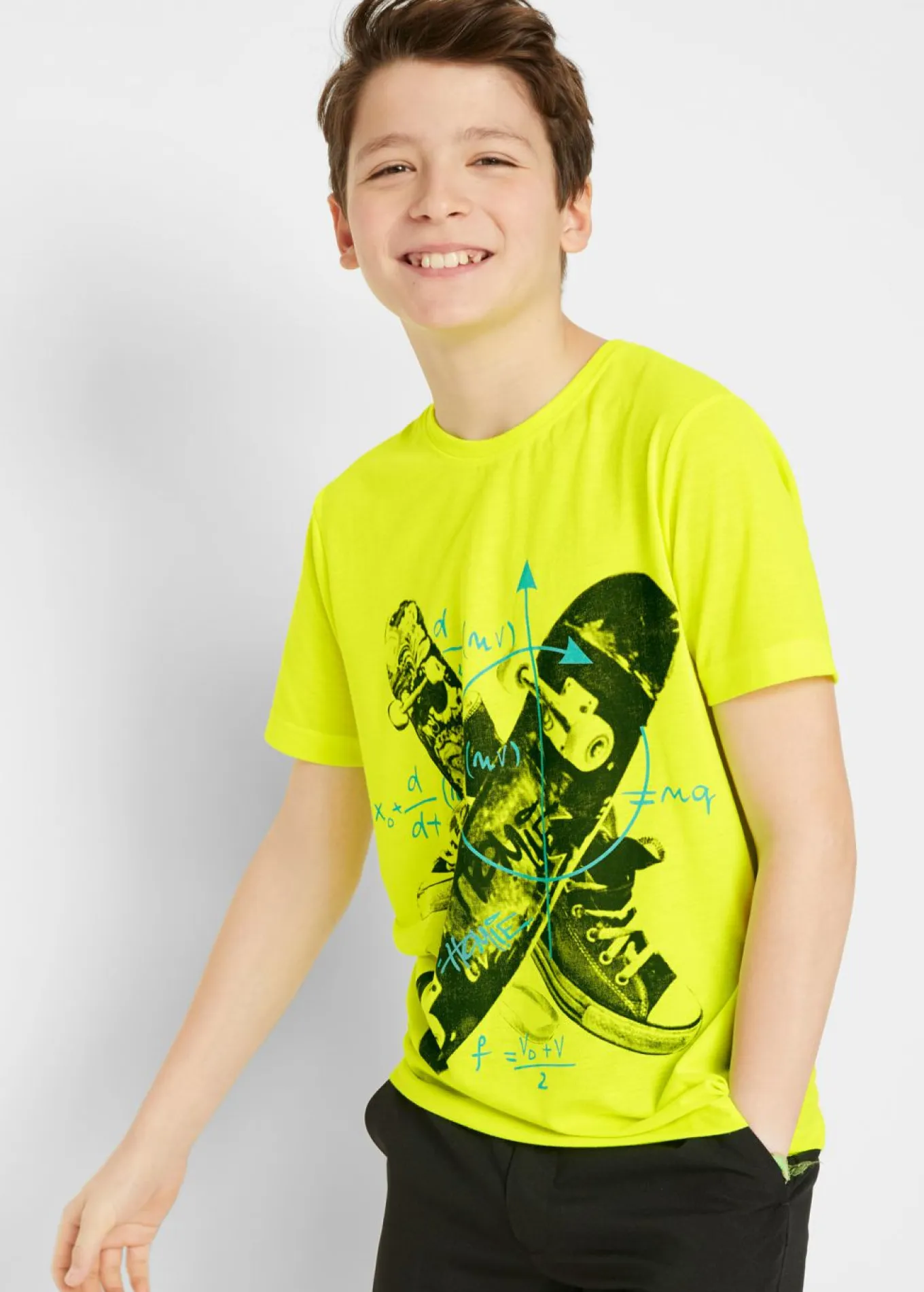 Camiseta con estampado skater