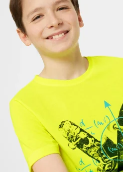 Camiseta con estampado skater