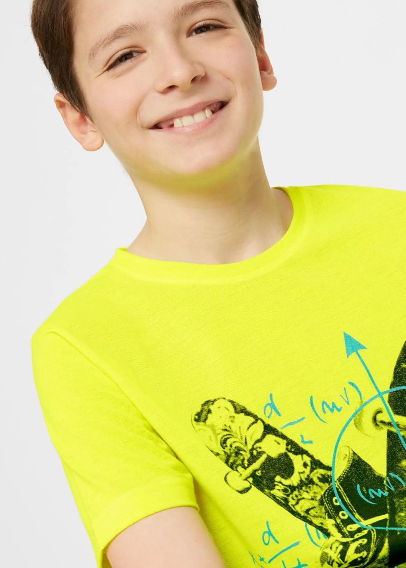 Camiseta con estampado skater
