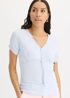 Camiseta con fruncido