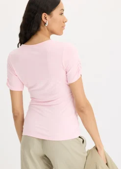 Camiseta con fruncido
