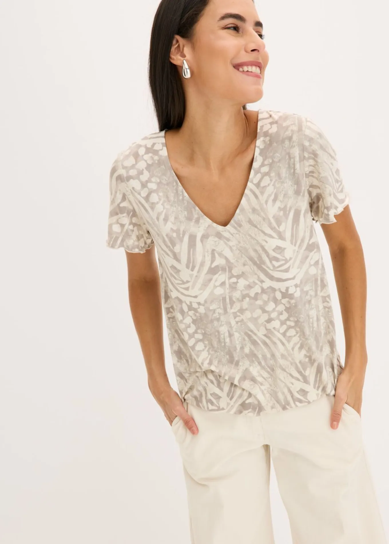 Camiseta con goma elástica