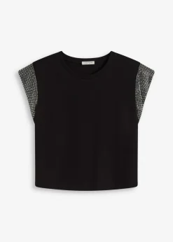 Camiseta con hombreras
