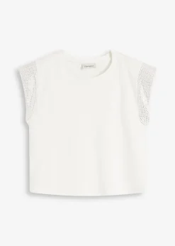 Camiseta con hombreras