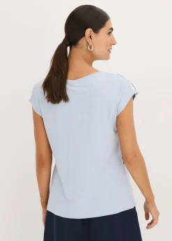 Camiseta con hombros caídos