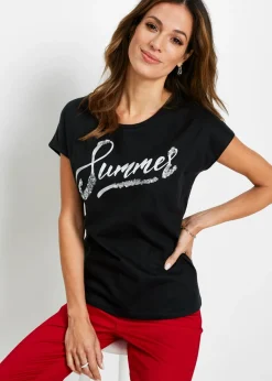 Camiseta con lentejuelas