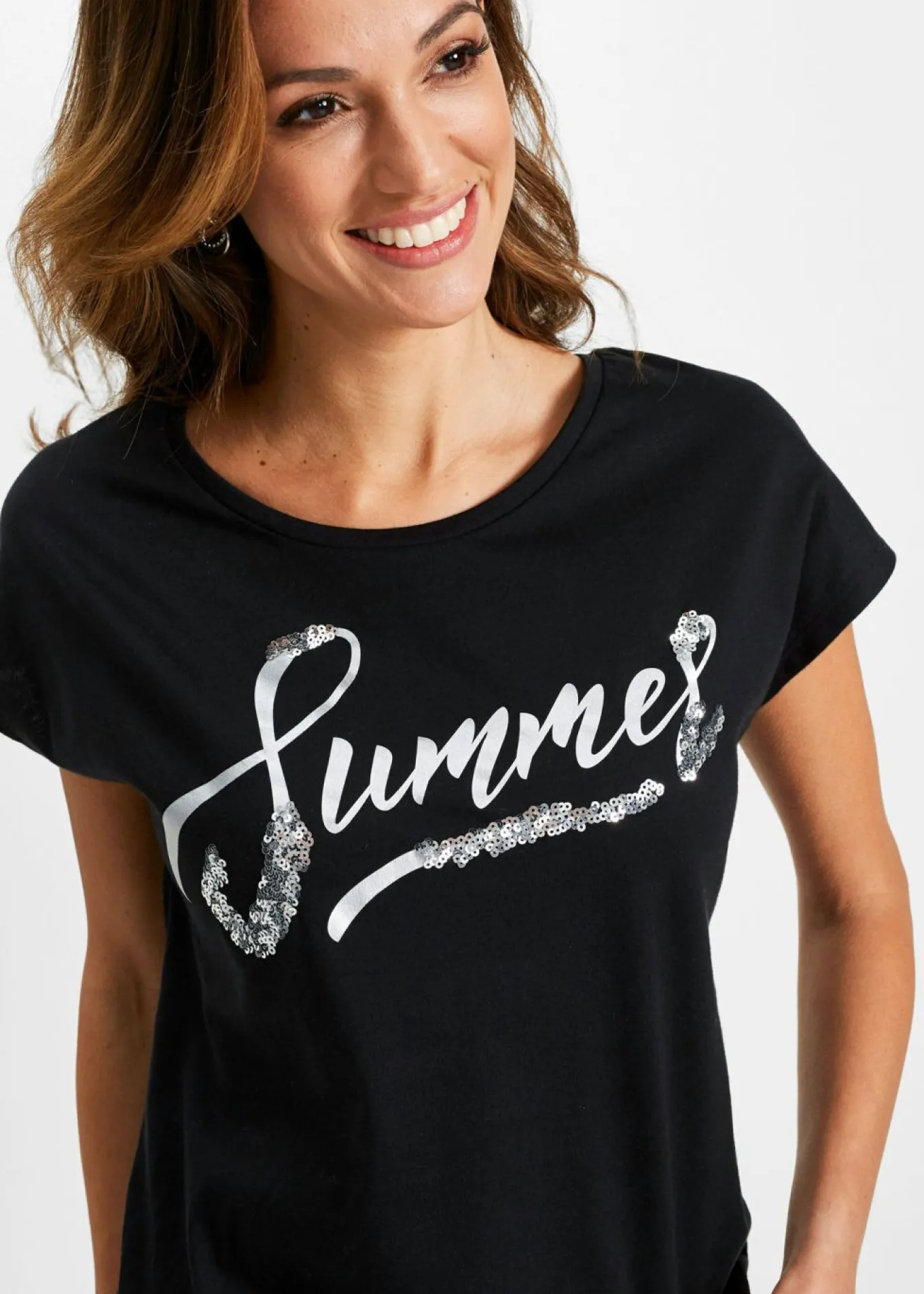 Camiseta con lentejuelas