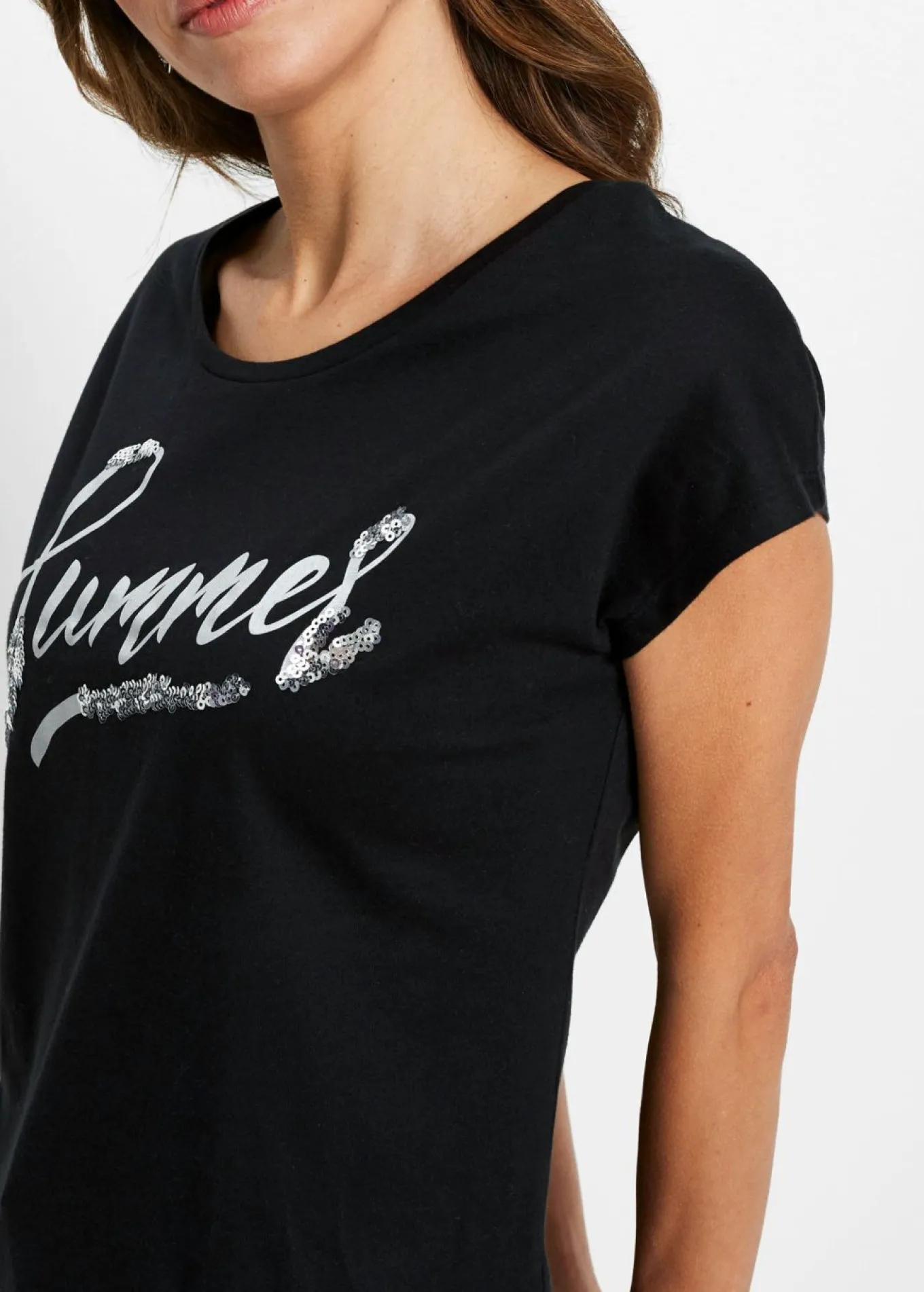 Camiseta con lentejuelas