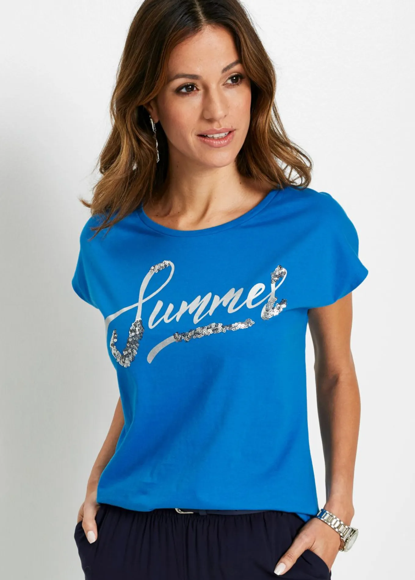 Camiseta con lentejuelas