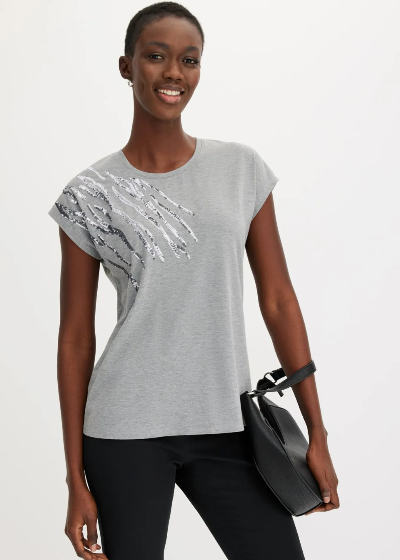 Camiseta con lentejuelas