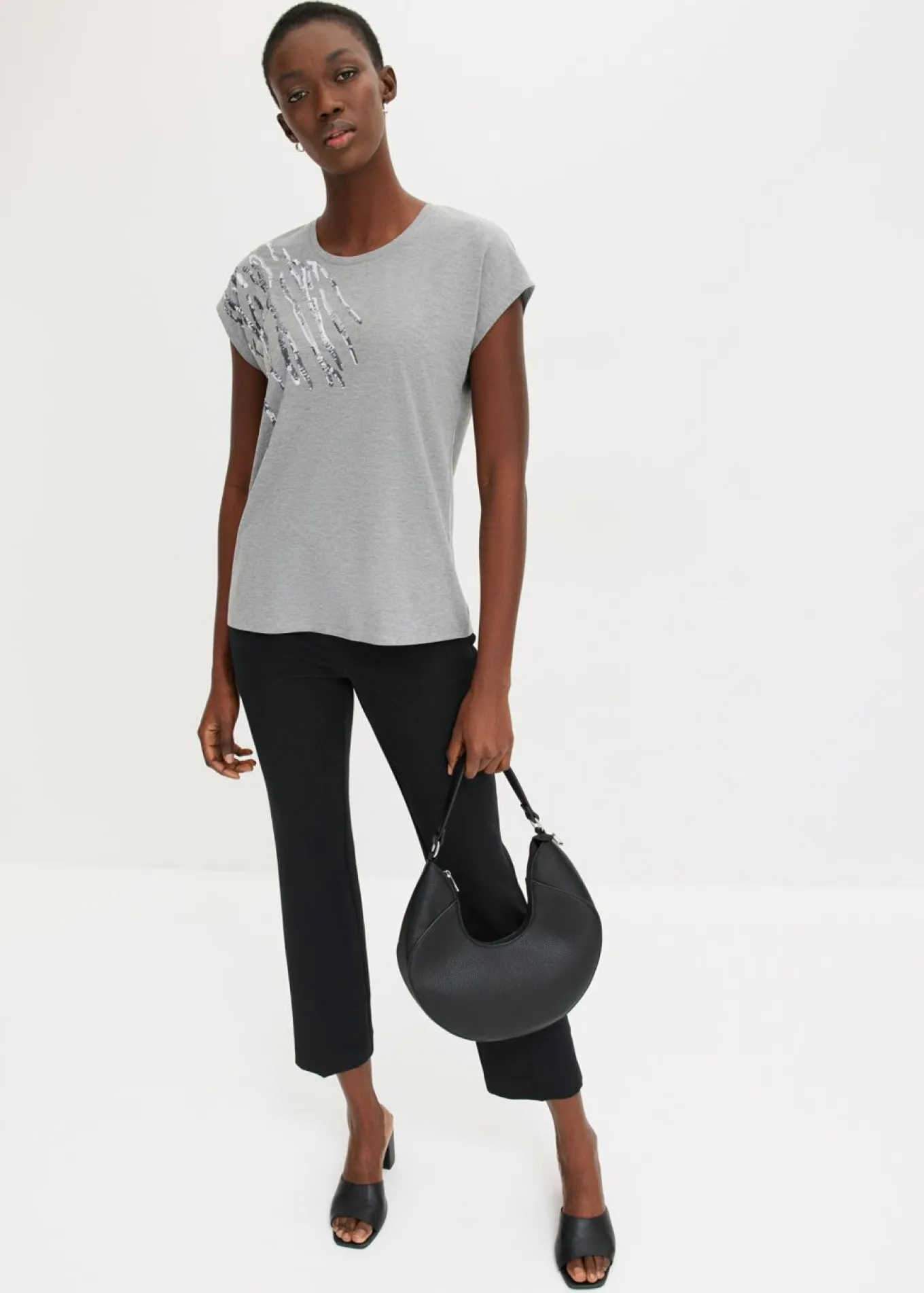 Camiseta con lentejuelas