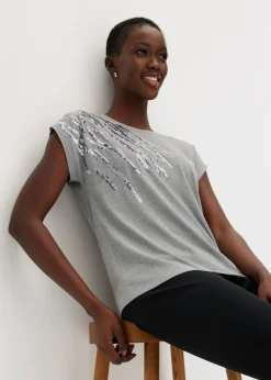 Camiseta con lentejuelas