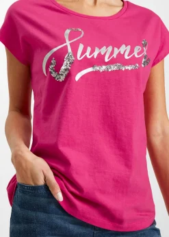 Camiseta con lentejuelas