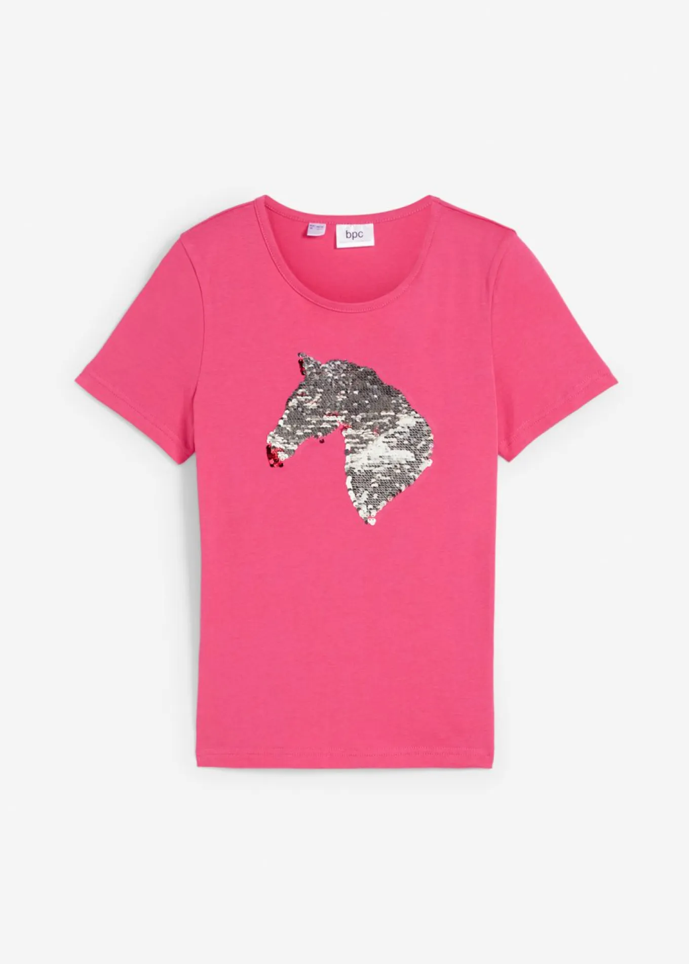Camiseta con lentejuelas que cambian de color para niñas de algodón orgánico