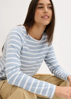 Camiseta con manga larga y escote barco (2 unidades)