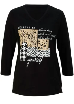 Camiseta con mangas 3/4