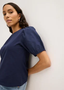 Camiseta con mangas abullonadas