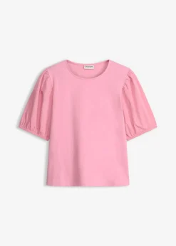 Camiseta con mangas abullonadas
