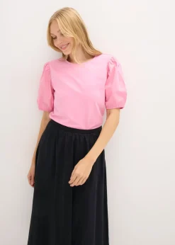 Camiseta con mangas abullonadas