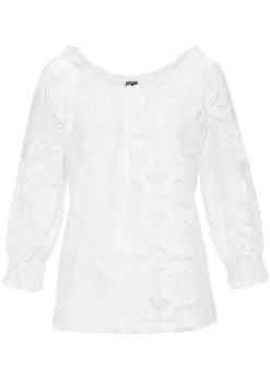 Camiseta con mangas abullonadas