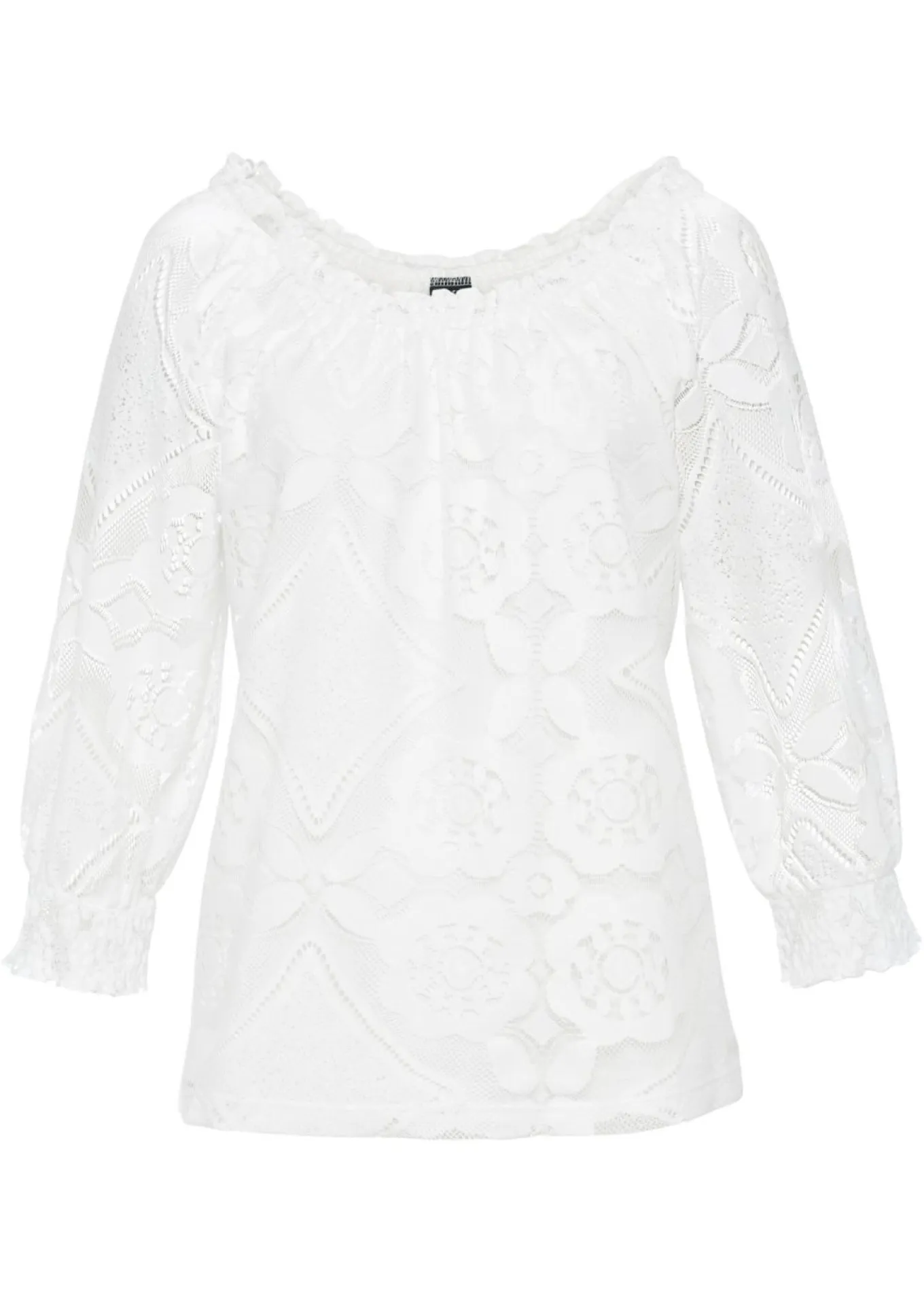 Camiseta con mangas abullonadas