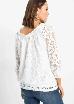 Camiseta con mangas abullonadas
