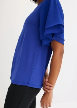 Camiseta con mangas de gasa