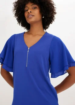 Camiseta con mangas de gasa