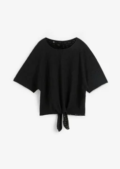 Camiseta con mangas de murciélago