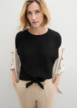 Camiseta con mangas de murciélago