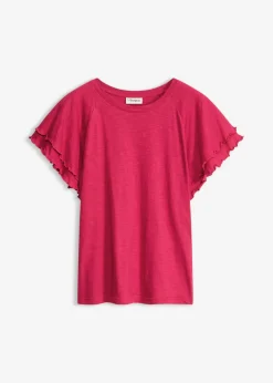 Camiseta con mangas llamativas