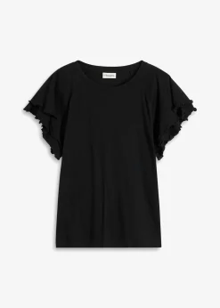 Camiseta con mangas llamativas