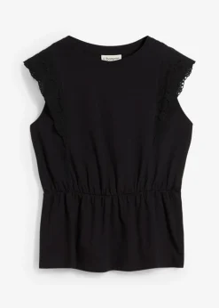 Camiseta con patrón calado