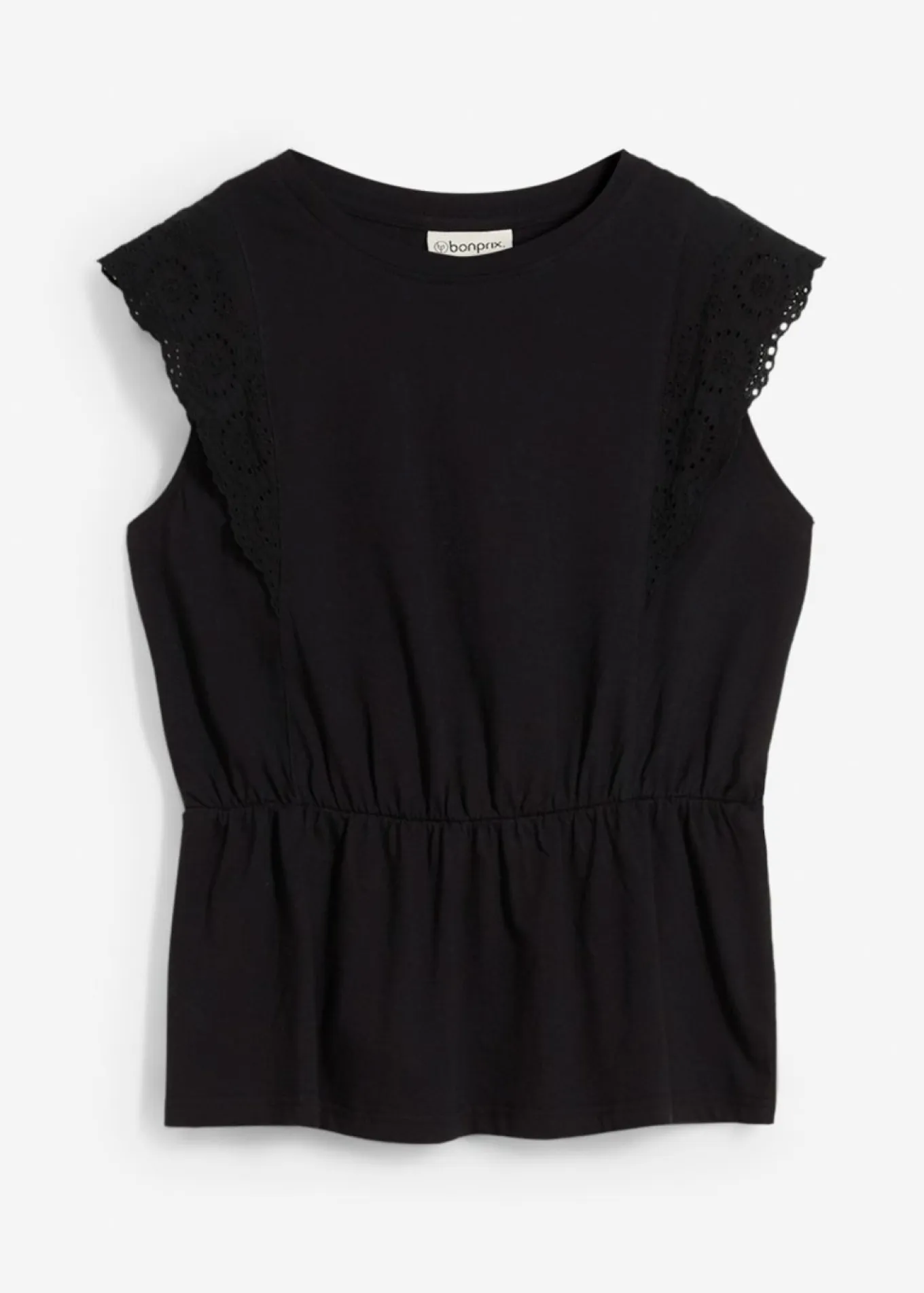 Camiseta con patrón calado