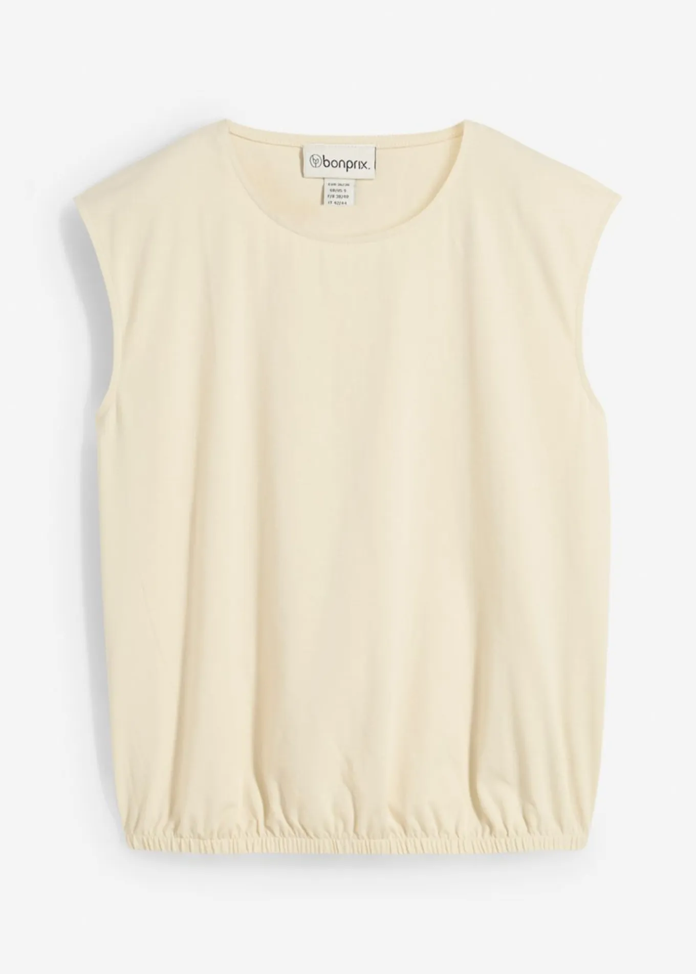 Camiseta con puños elásticos