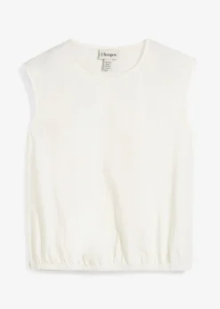 Camiseta con puños elásticos