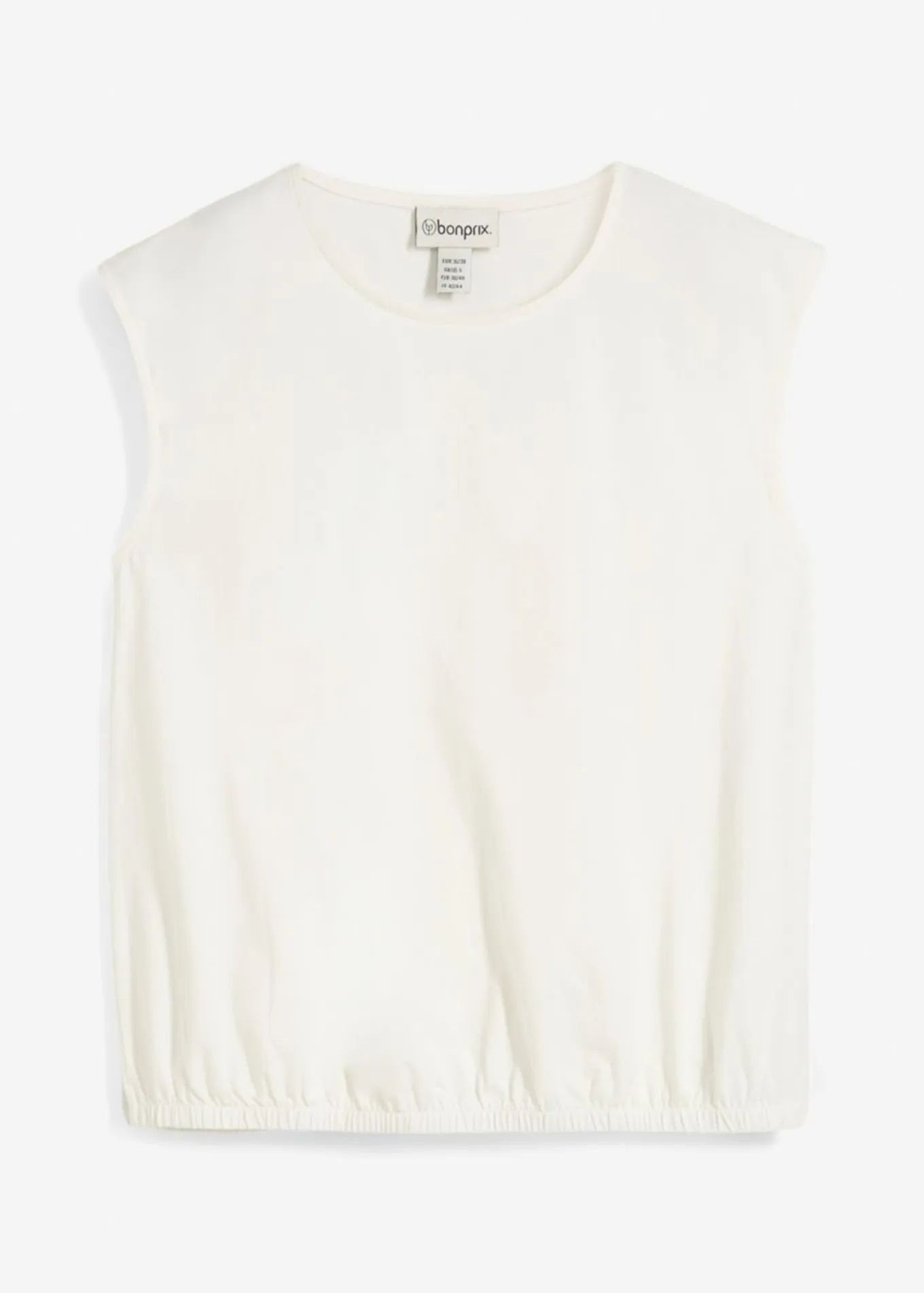 Camiseta con puños elásticos