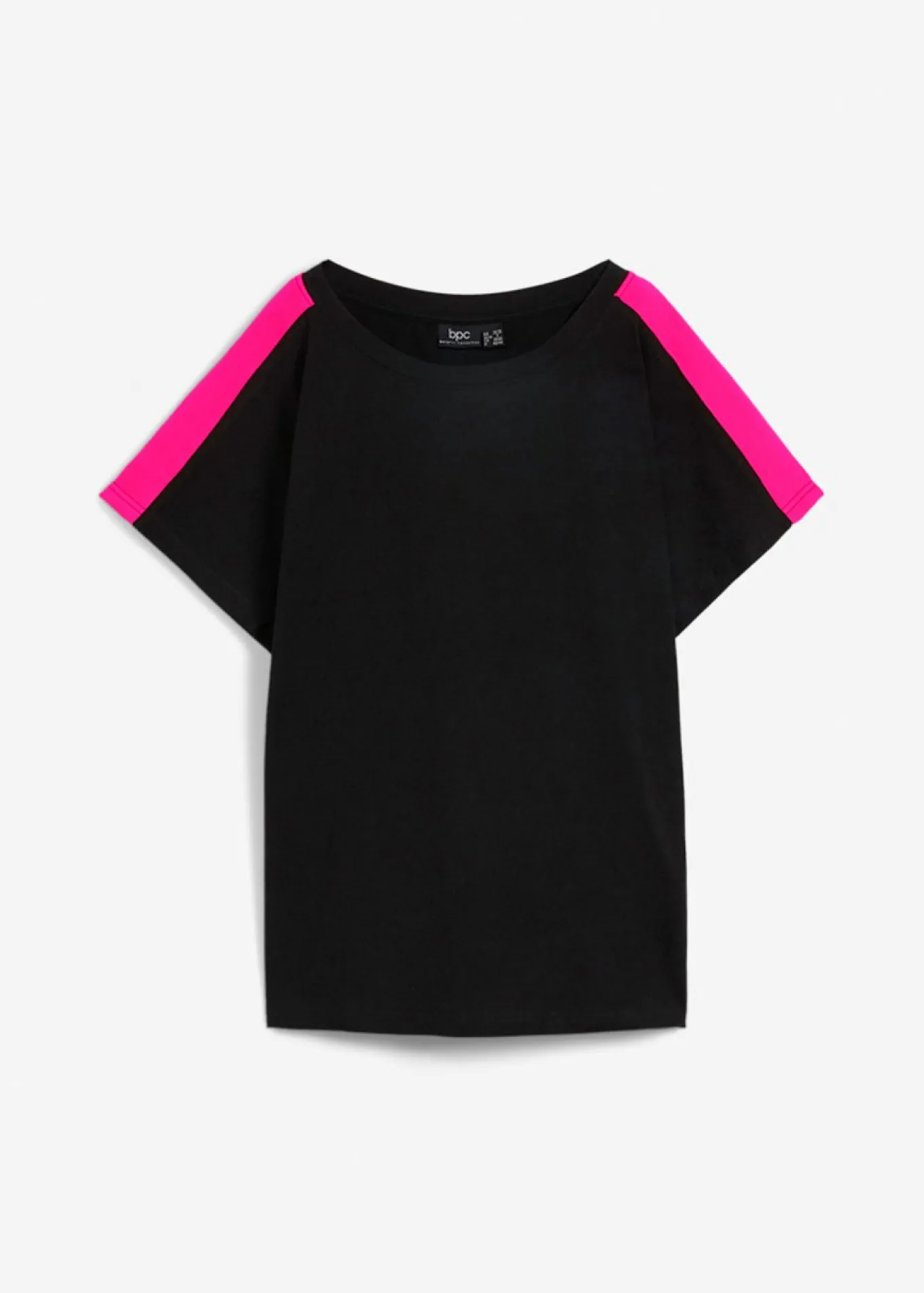Camiseta con rayas de neón