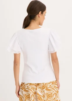 Camiseta con volantes