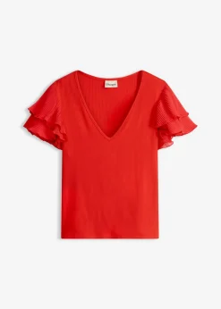 Camiseta con volantes