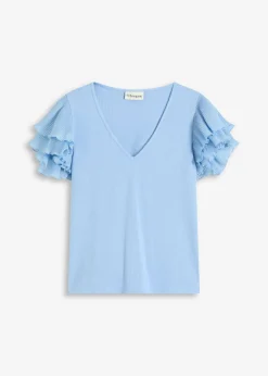Camiseta con volantes