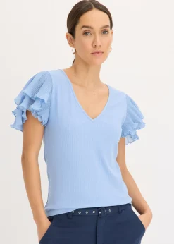 Camiseta con volantes