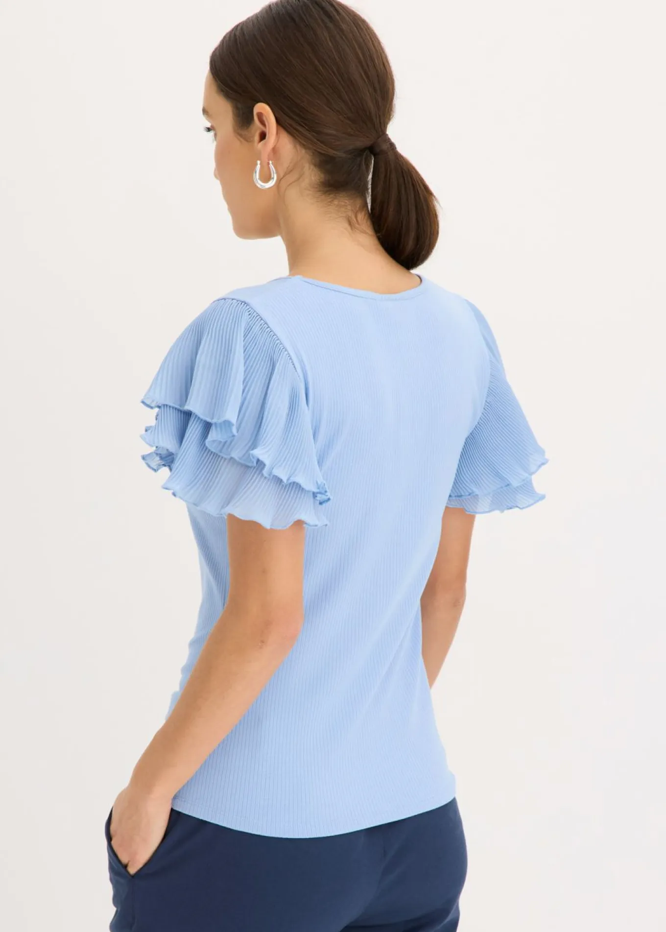 Camiseta con volantes