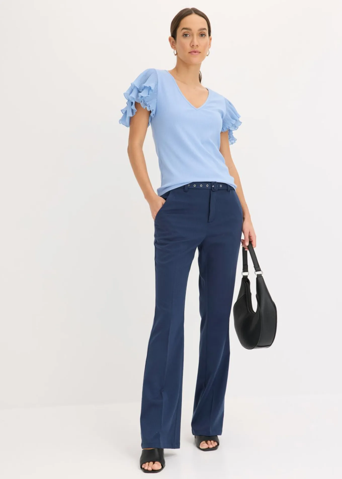 Camiseta con volantes
