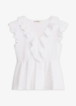 Camiseta con volantes