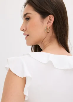 Camiseta con volantes