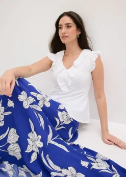 Camiseta con volantes